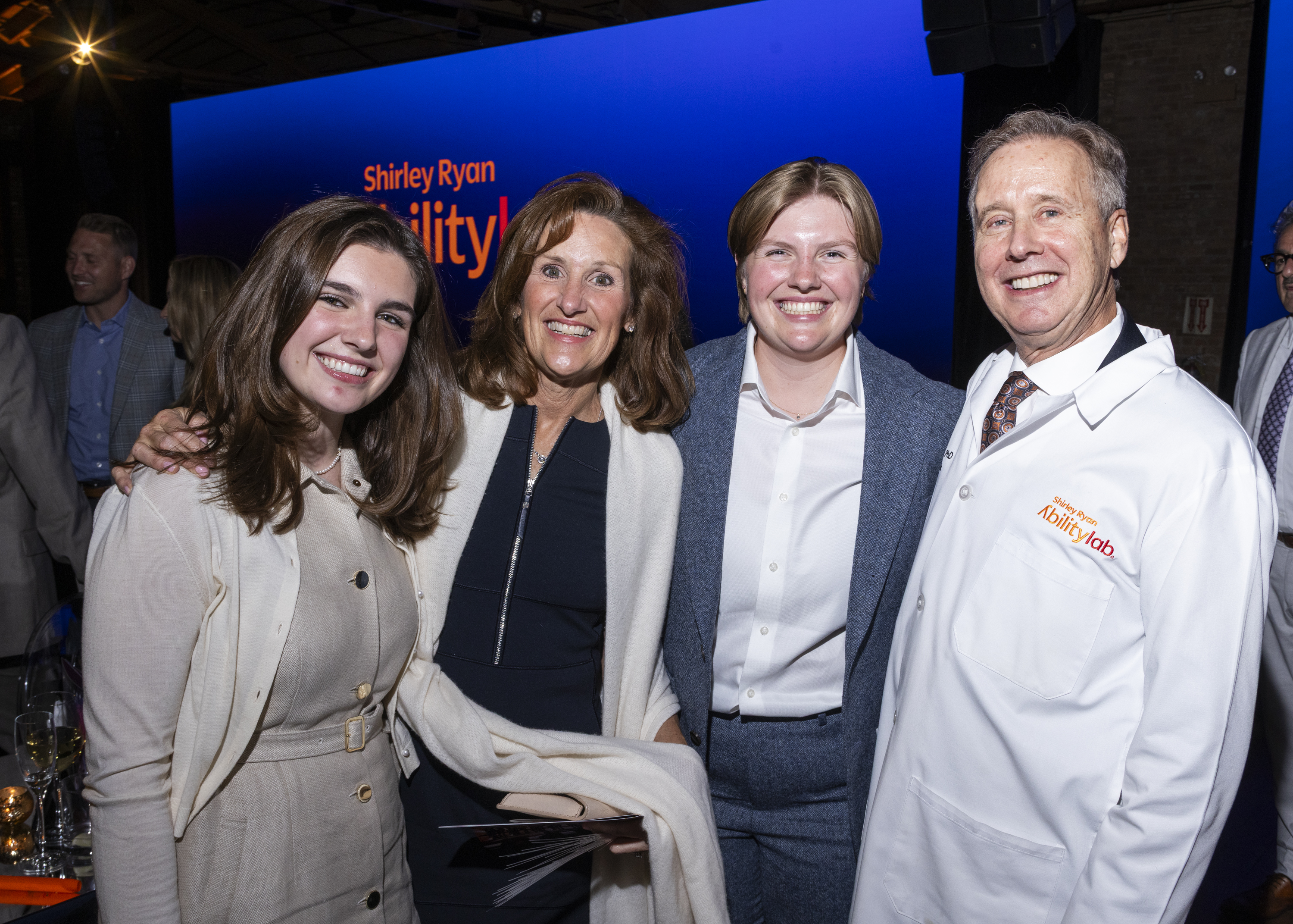 Grace, Suzy and Kate Mulshine, Richard Lieber, PhD